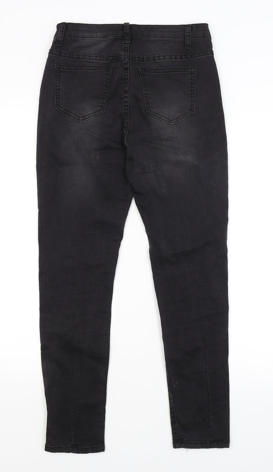 Pretty Little Thing Womens Black   Skinny Jeans Size 10 L25.5 in