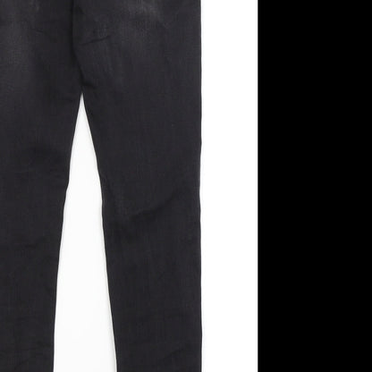 Pretty Little Thing Womens Black   Skinny Jeans Size 10 L25.5 in