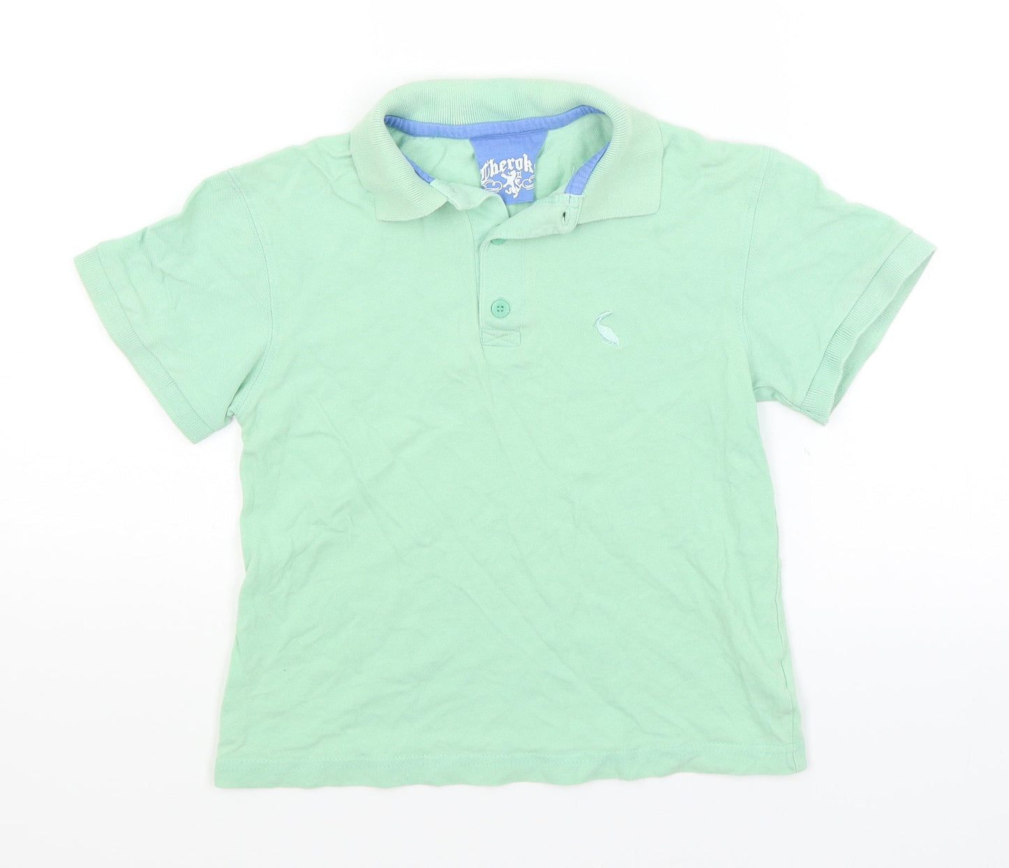 Cherokee Boys Green   Basic Polo Size 6-7 Years