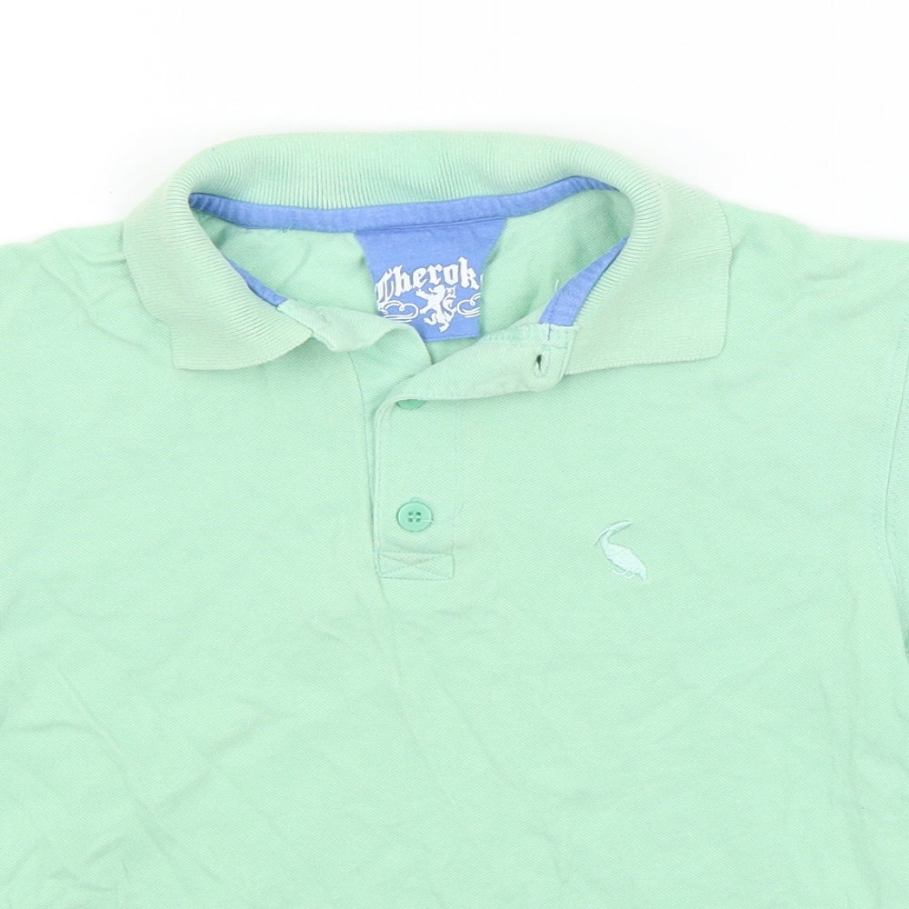 Cherokee Boys Green   Basic Polo Size 6-7 Years