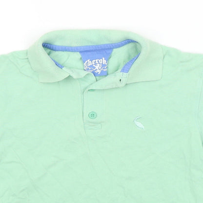 Cherokee Boys Green   Basic Polo Size 6-7 Years