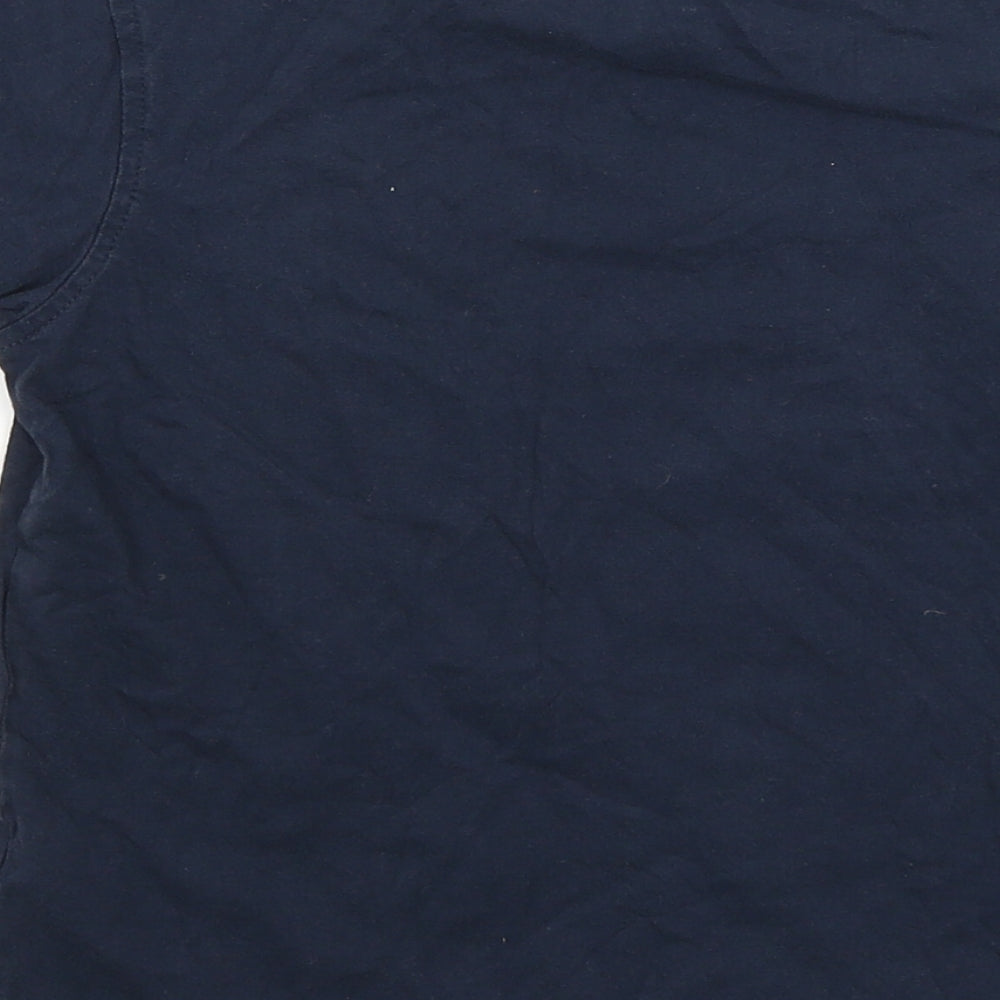 George Girls Blue   Basic T-Shirt Size 6-7 Years  - Meerkat