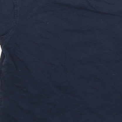 George Girls Blue   Basic T-Shirt Size 6-7 Years  - Meerkat