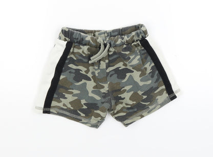 Fred and Flo Baby Green Camouflage  Cropped Trousers Size 18-24 Months