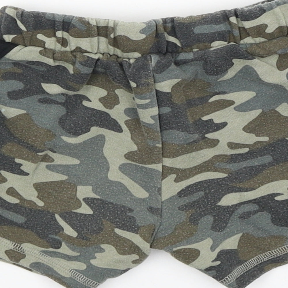 Fred and Flo Baby Green Camouflage  Cropped Trousers Size 18-24 Months