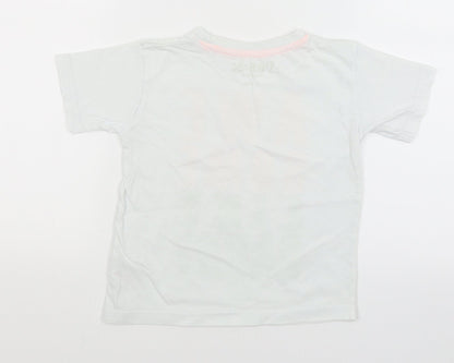 Urban Rascals Boys White   Basic T-Shirt Size 3-4 Years  - Awesome like Daddy