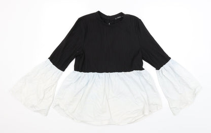 SheIn Womens Black   Basic Blouse Size S