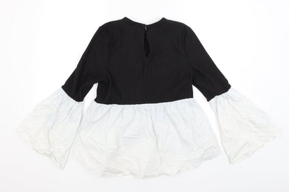 SheIn Womens Black   Basic Blouse Size S