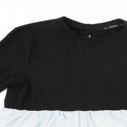 SheIn Womens Black   Basic Blouse Size S