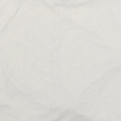 Womens UK Size S Divided Ivory Cropped T-Shirt