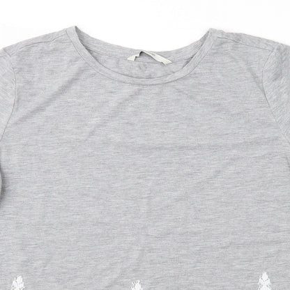 George Womens Grey   Basic T-Shirt Size 10