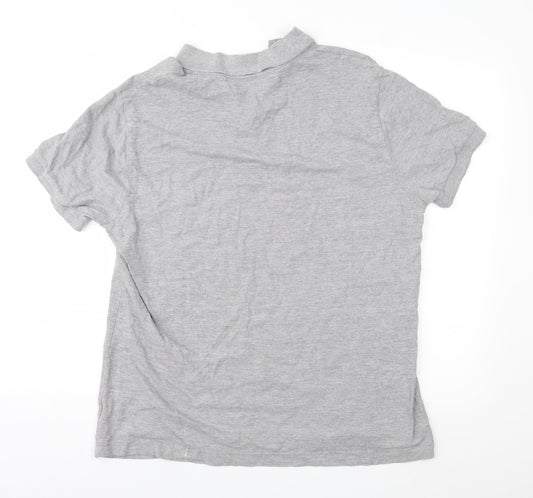 George Mens Grey    Polo Size L