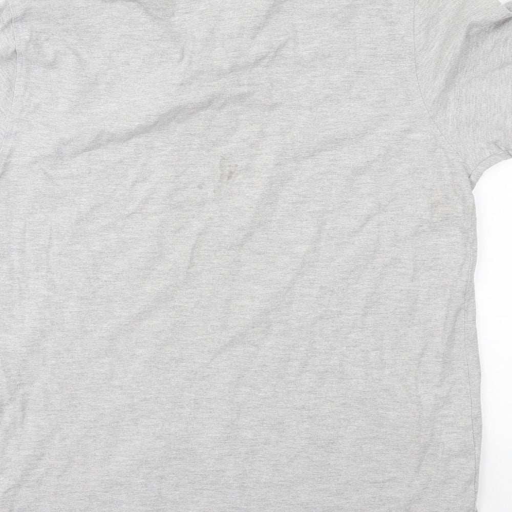 Easy Mens Grey    Polo Size L