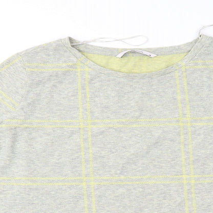 TU Womens Green Geometric  Basic Blouse Size 18