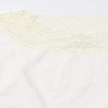 H&M Womens Ivory   Pullover Sweatshirt Size XL