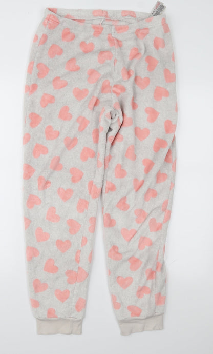 Marks and Spencer Womens Grey Geometric   Lounge Pants Size 12