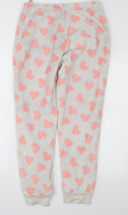 Marks and Spencer Womens Grey Geometric   Lounge Pants Size 12