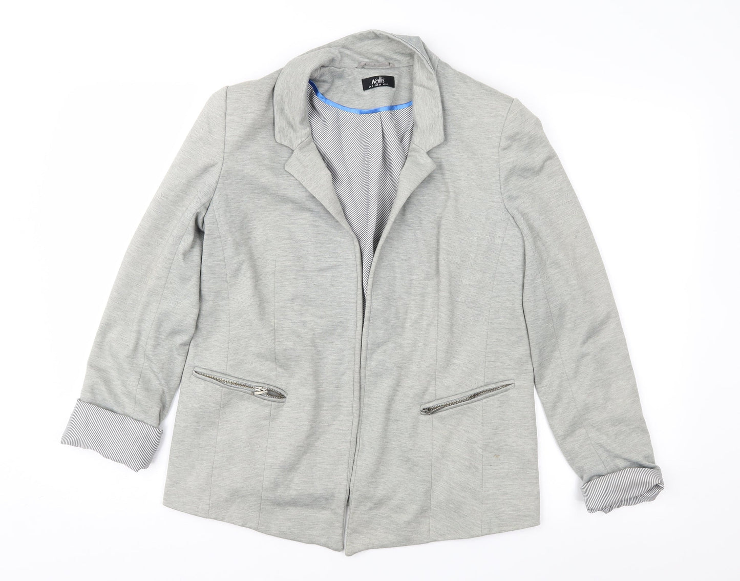Womens UK Size 10 Wallis Grey Jacket