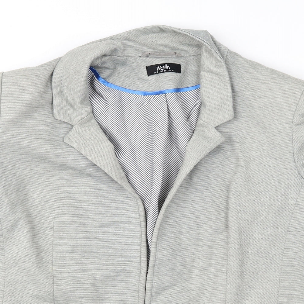 Womens UK Size 10 Wallis Grey Jacket