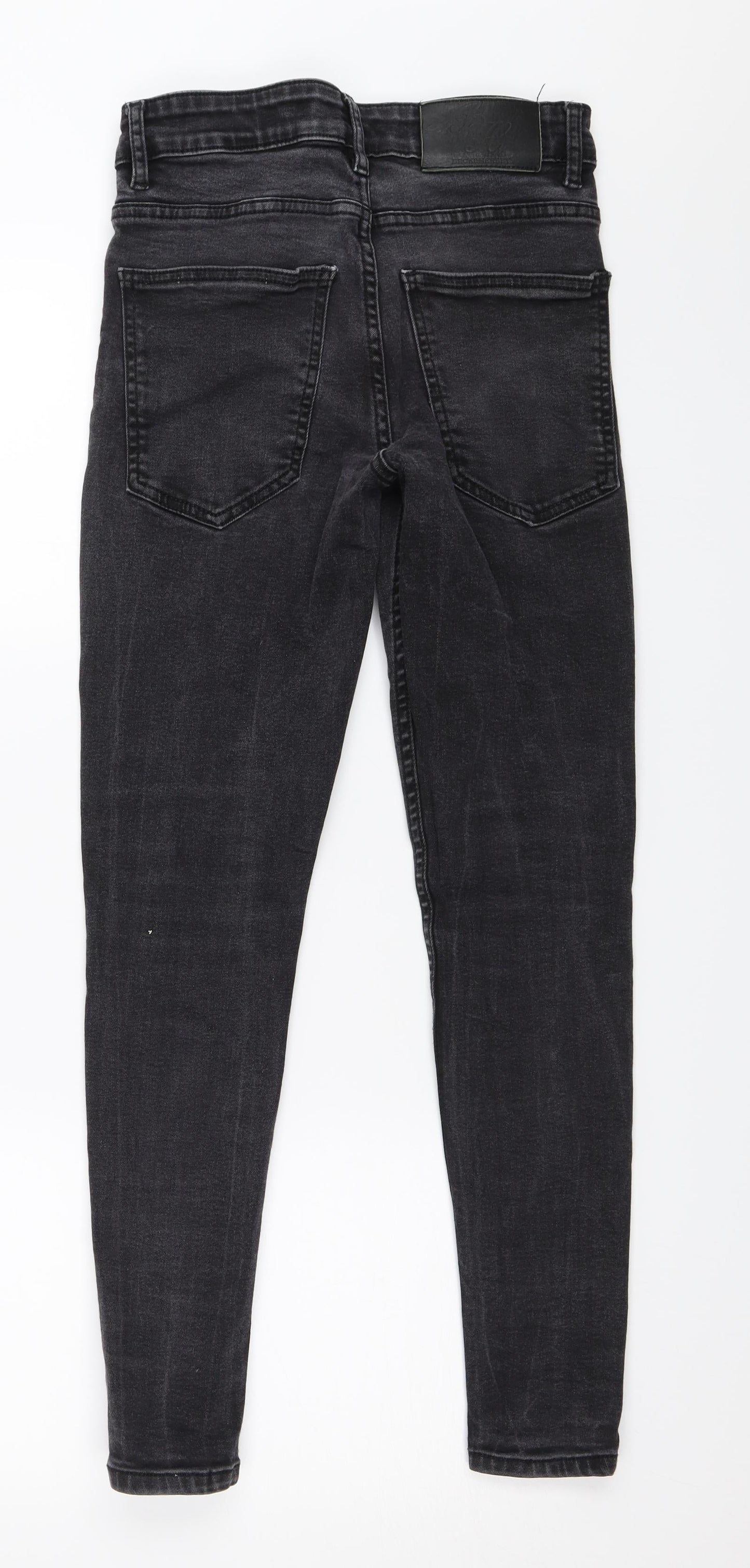 Beck & Hersey Womens Black  Denim Skinny Jeans Size 28 in L27 in