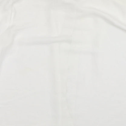 ES Womens White   Basic Button-Up Size M