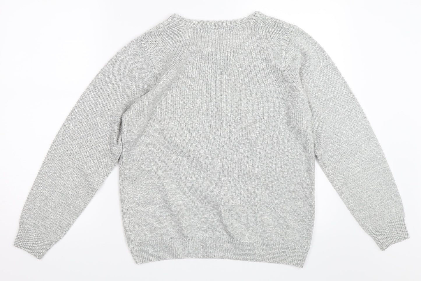 Isle Womens Grey   Pullover Jumper Size S