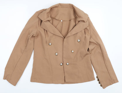 Womens UK Size L Preworn Beige Jacket