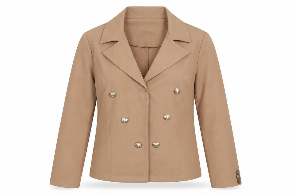 Womens UK Size L Preworn Beige Jacket