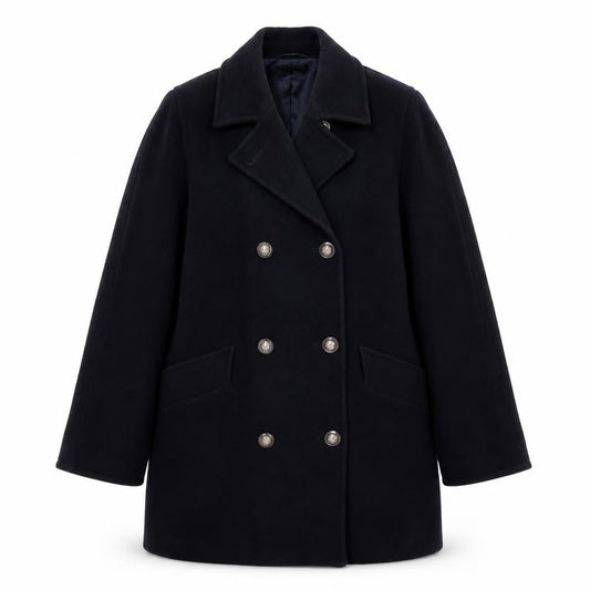 Womens UK Size 10 Astraka Blue Overcoat