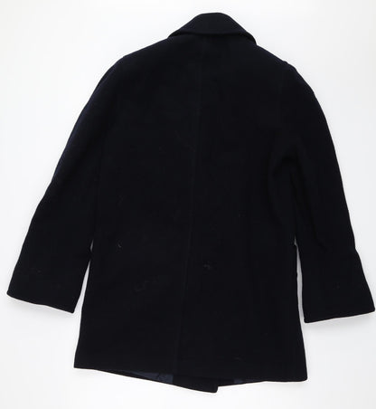 Womens UK Size 10 Astraka Blue Overcoat