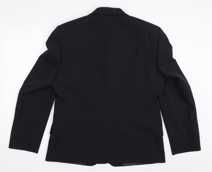 Mens UK Size 38 BHS Regular Black Suit Jacket