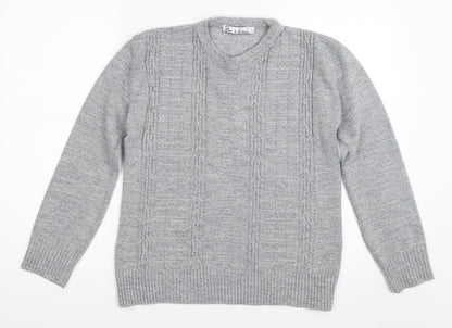Pure & Natural Womens Grey   Pullover Jumper Size S
