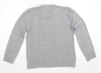 Pure & Natural Womens Grey   Pullover Jumper Size S