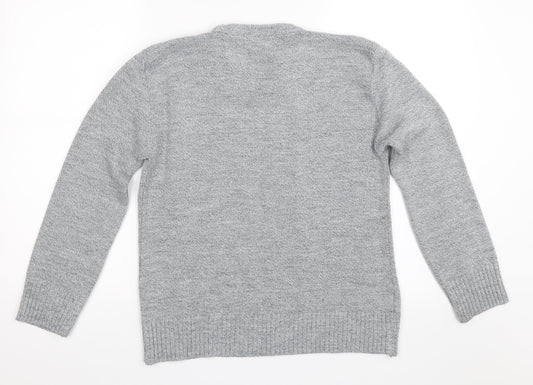 Pure & Natural Womens Grey   Pullover Jumper Size S