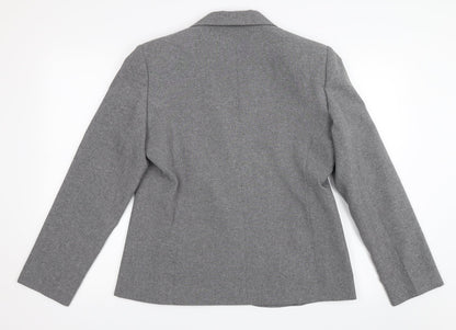 Womens UK Size 14 For Women Regular Grey Blazer