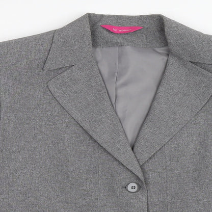 Womens UK Size 14 For Women Regular Grey Blazer
