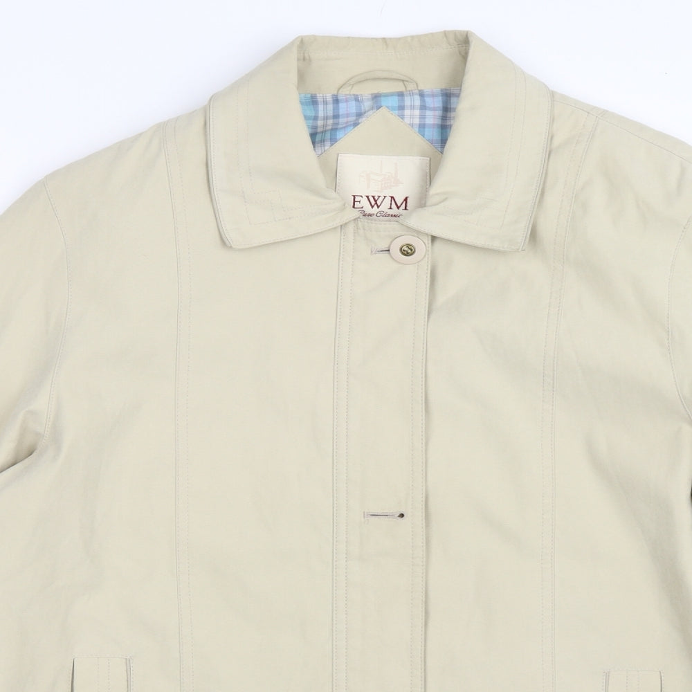 Womens UK Size 10 EWM Beige Jacket