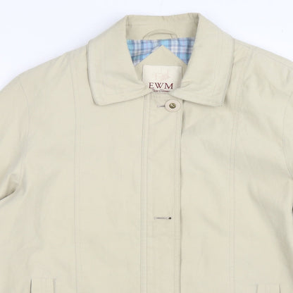 Womens UK Size 10 EWM Beige Jacket