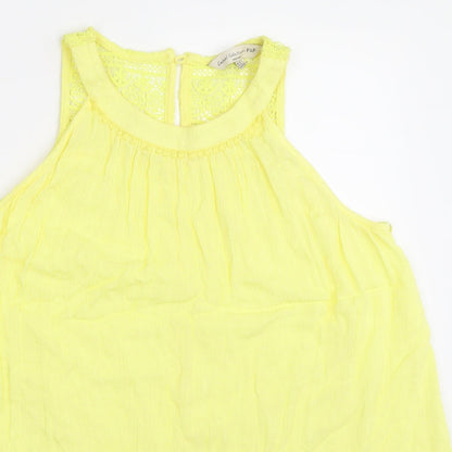 F&F Womens Yellow   Basic Blouse Size 12