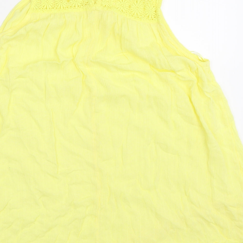F&F Womens Yellow   Basic Blouse Size 12