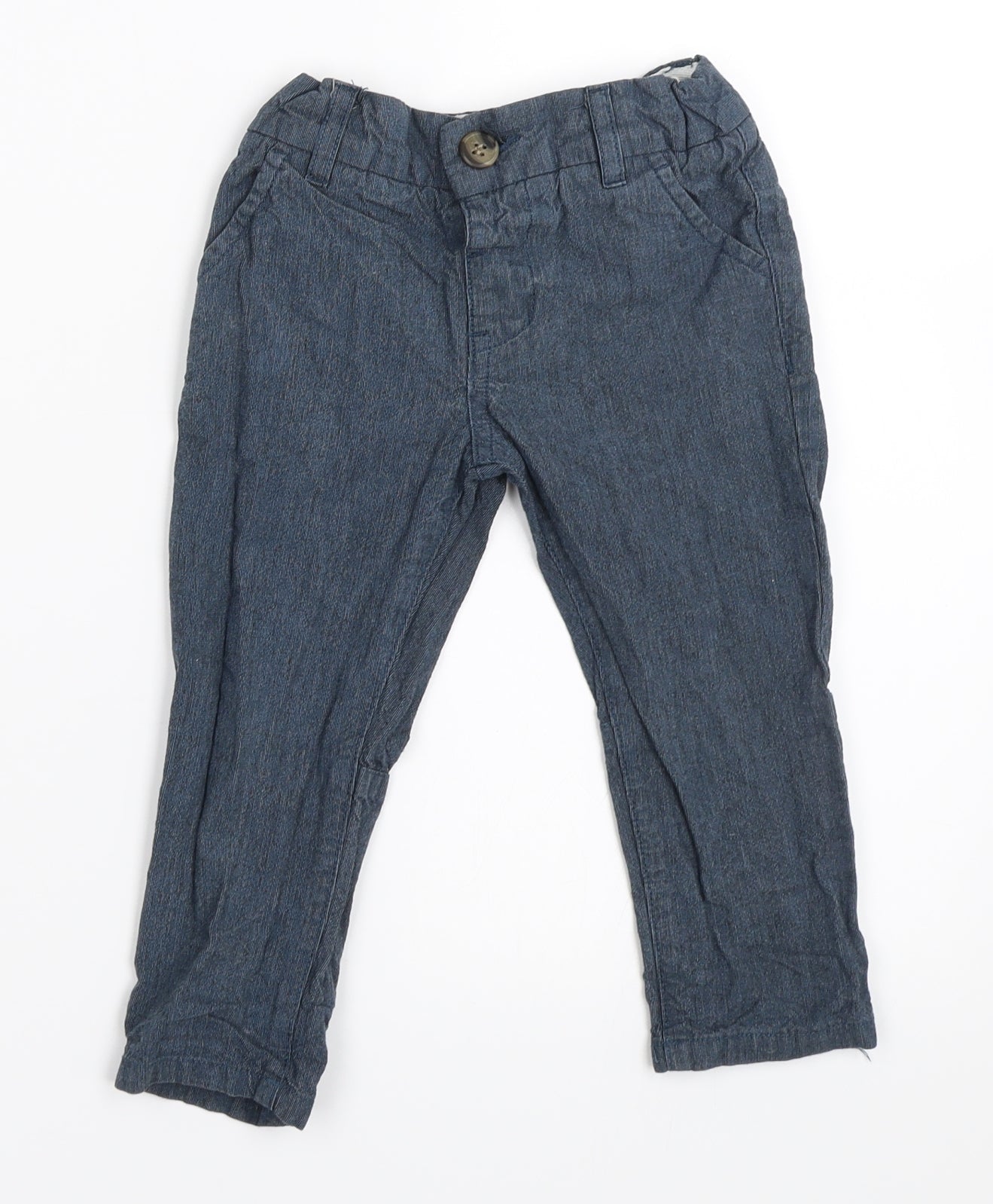 Mini Club Boys Blue   Capri Trousers Size 12-18 Months