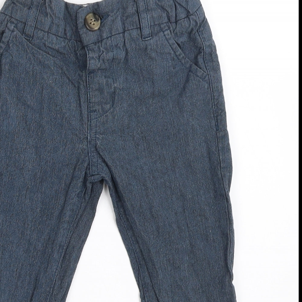 Mini Club Boys Blue   Capri Trousers Size 12-18 Months