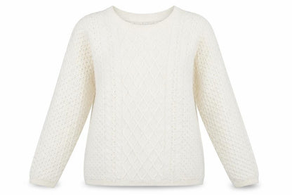 Isle Womens Ivory   Pullover Jumper Size 10