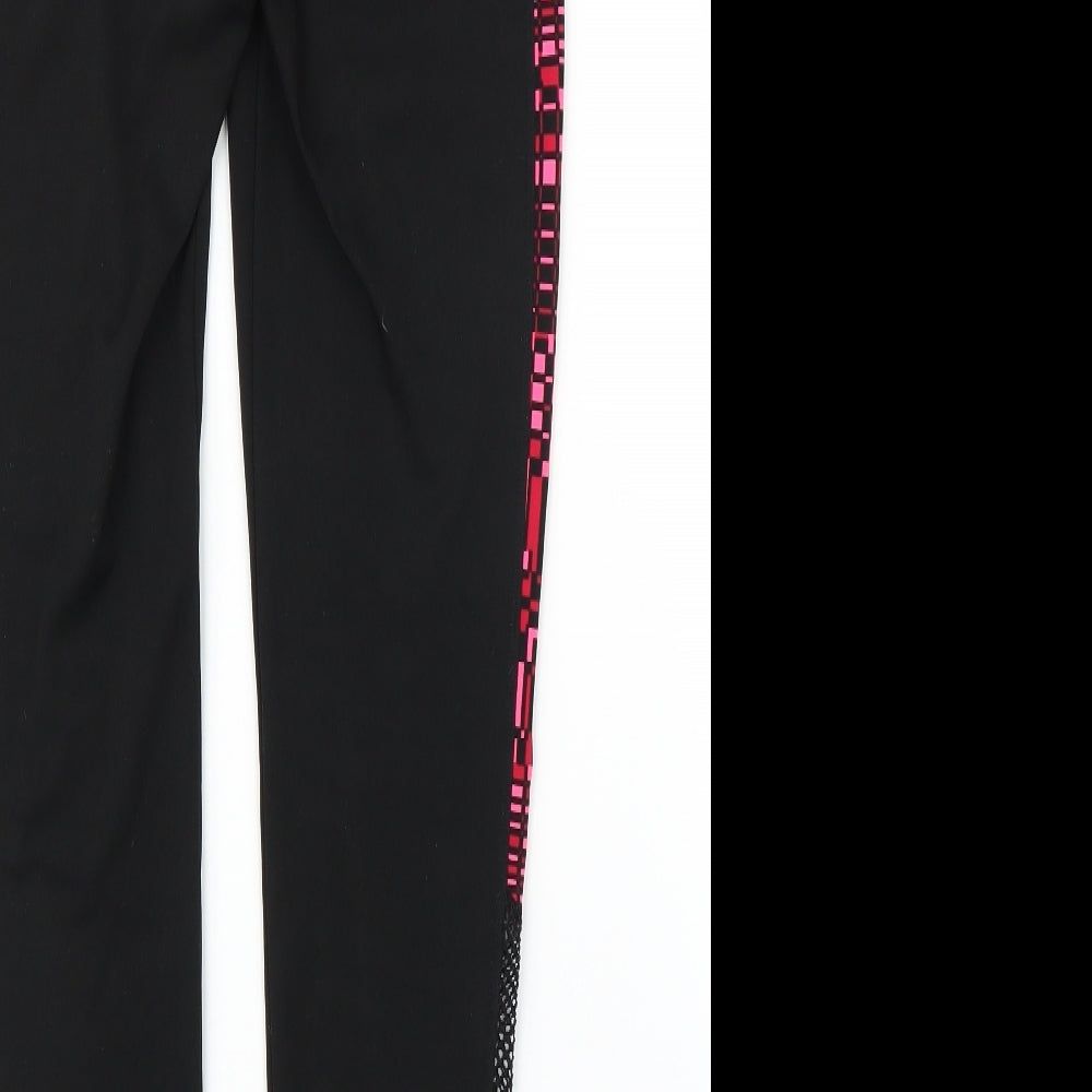 Preworn Womens Black   Compression Leggings Size S L25 in