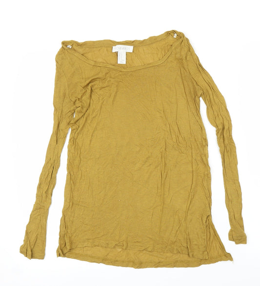 FOREVER 21 Womens Yellow   Basic T-Shirt Size S