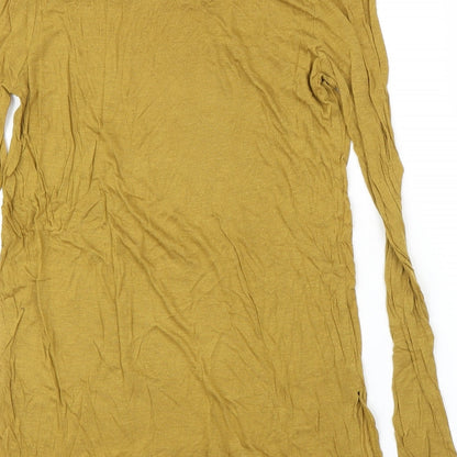 FOREVER 21 Womens Yellow   Basic T-Shirt Size S