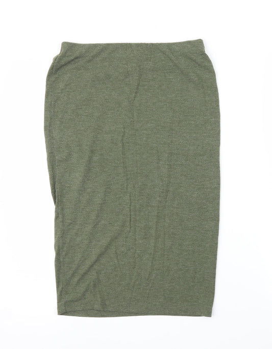 FOREVER 21 Womens Green   Bandage Skirt Size M
