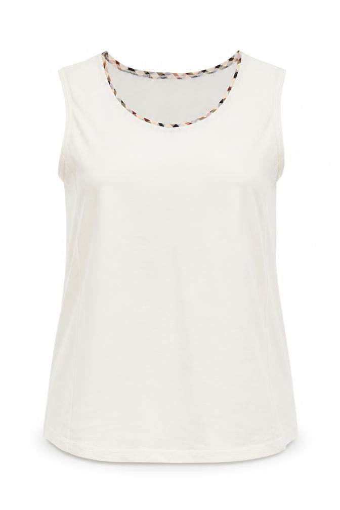 Womens UK Size L Preworn White Basic Blouse