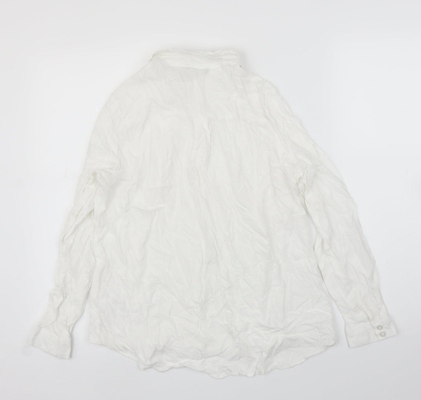 Papaya Womens White   Basic Button-Up Size 12