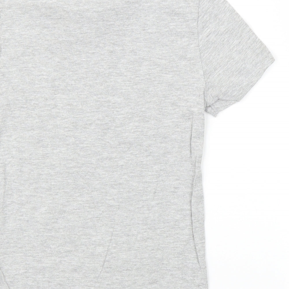 Pep&Co Boys Grey   Basic T-Shirt Size 6-7 Years